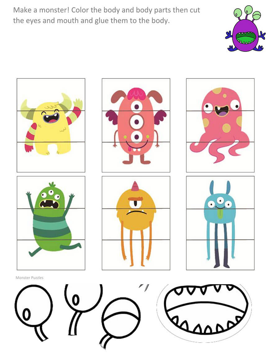 Halloween Theme Printable – Early Learning Easy